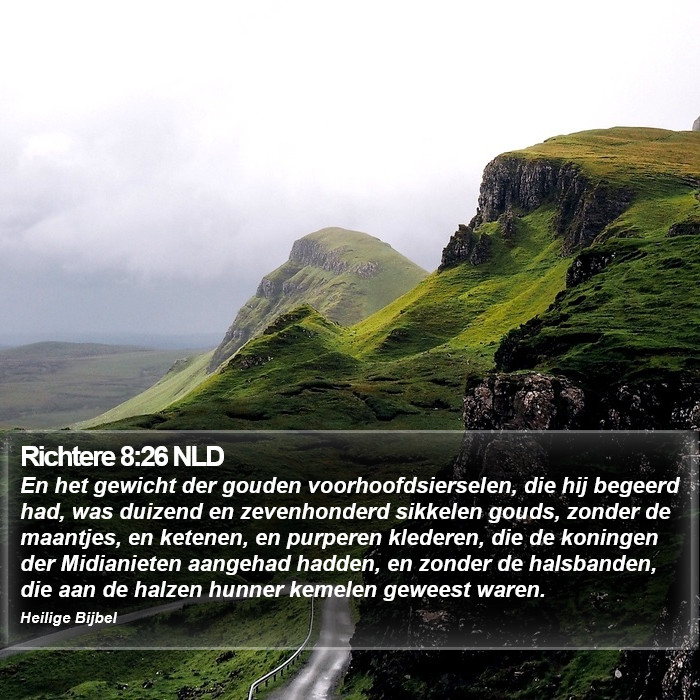 Richtere 8:26 NLD Bible Study