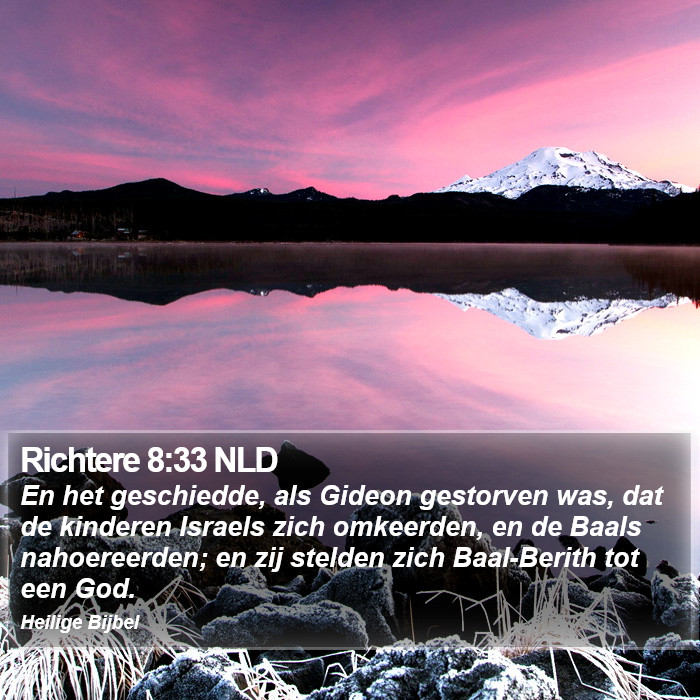 Richtere 8:33 NLD Bible Study