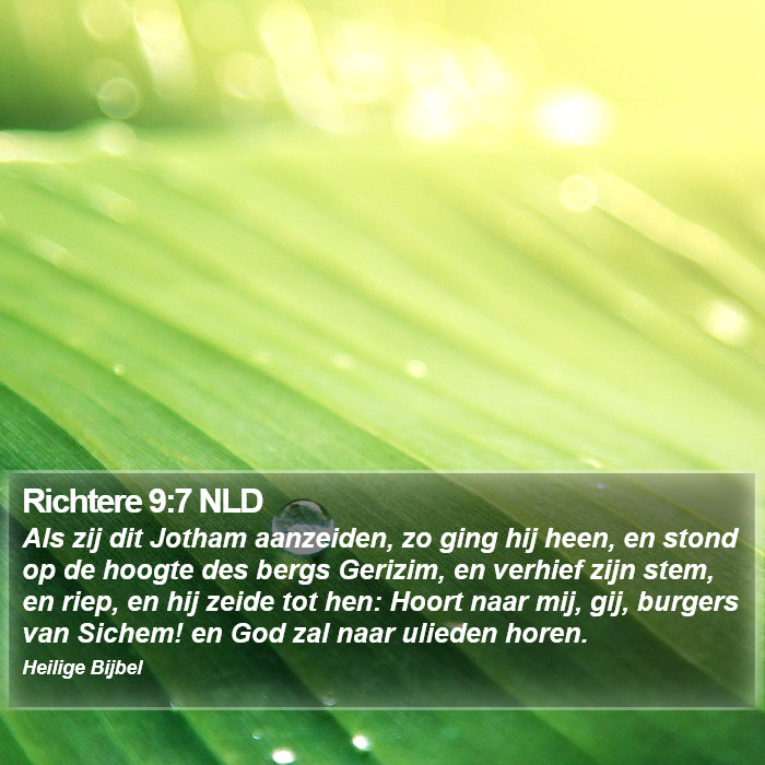 Richtere 9:7 NLD Bible Study