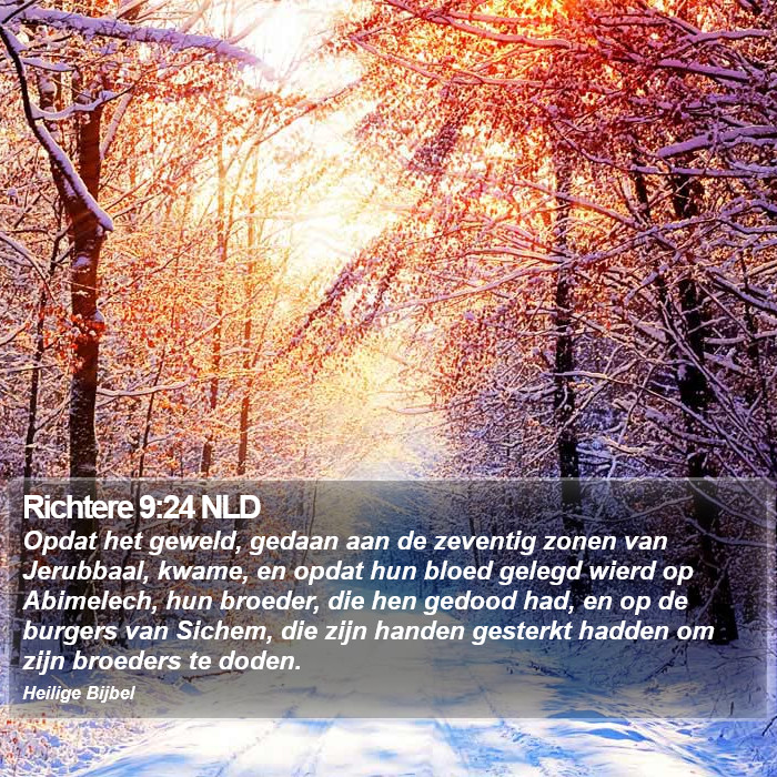 Richtere 9:24 NLD Bible Study