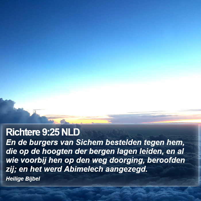 Richtere 9:25 NLD Bible Study