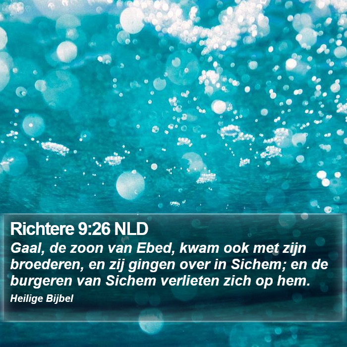 Richtere 9:26 NLD Bible Study