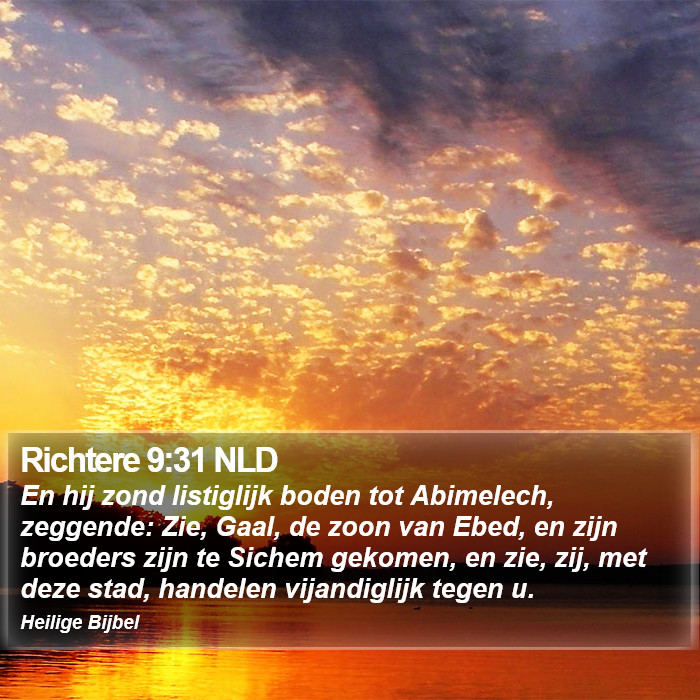 Richtere 9:31 NLD Bible Study