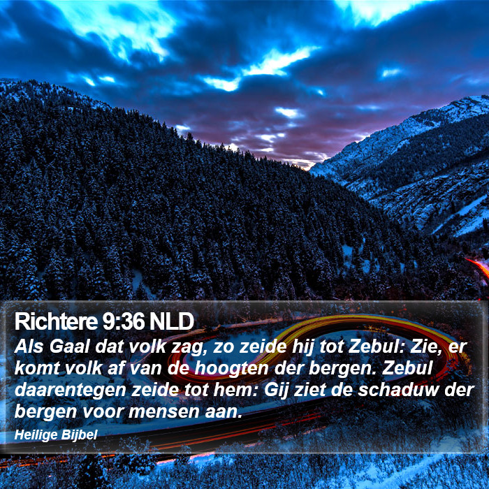 Richtere 9:36 NLD Bible Study