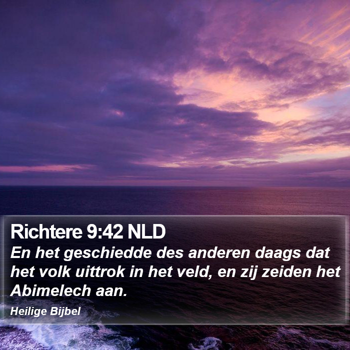 Richtere 9:42 NLD Bible Study