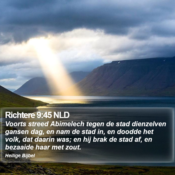 Richtere 9:45 NLD Bible Study