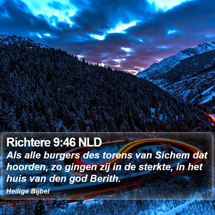 Richtere 9:46 NLD Bible Study