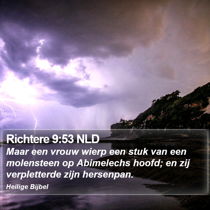 Richtere 9:53 NLD Bible Study