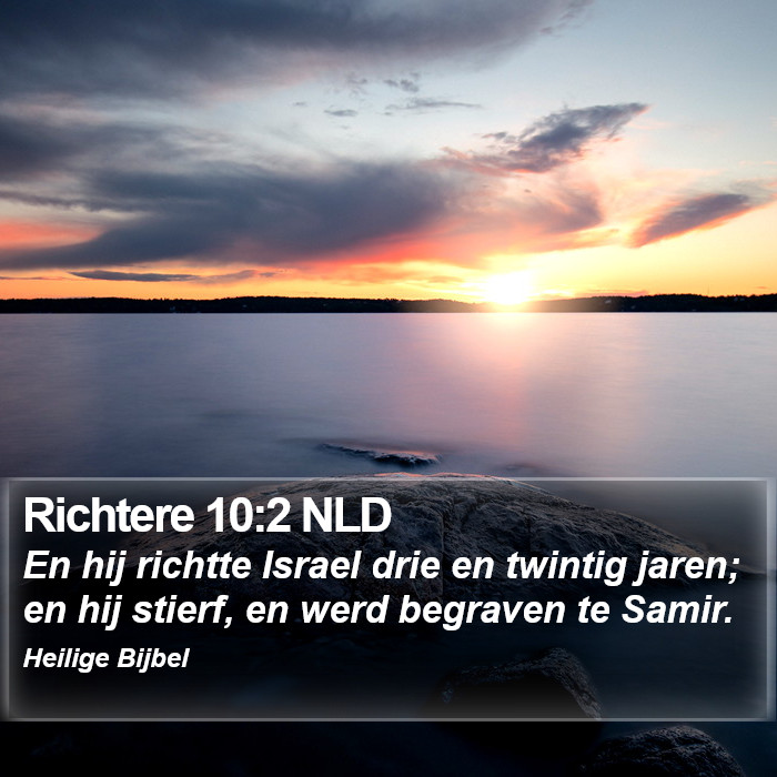 Richtere 10:2 NLD Bible Study
