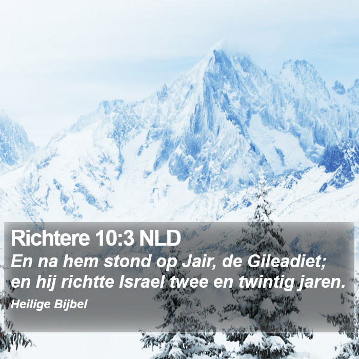 Richtere 10:3 NLD Bible Study
