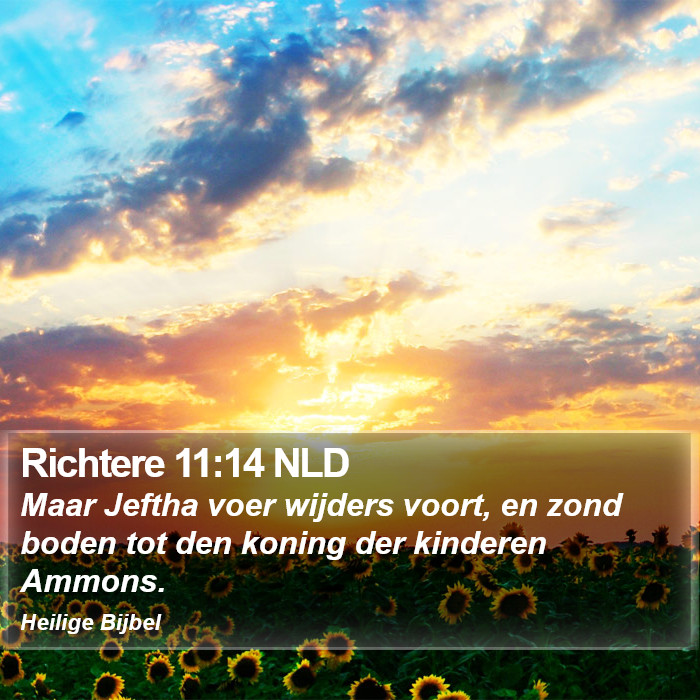 Richtere 11:14 NLD Bible Study