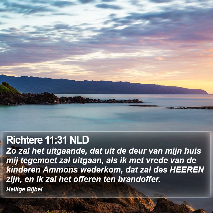 Richtere 11:31 NLD Bible Study