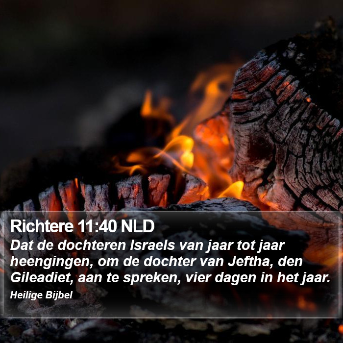 Richtere 11:40 NLD Bible Study