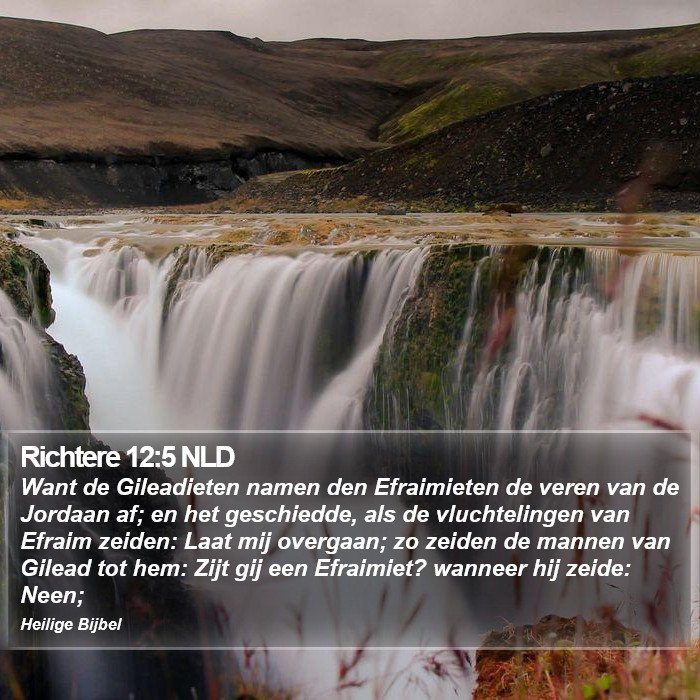 Richtere 12:5 NLD Bible Study