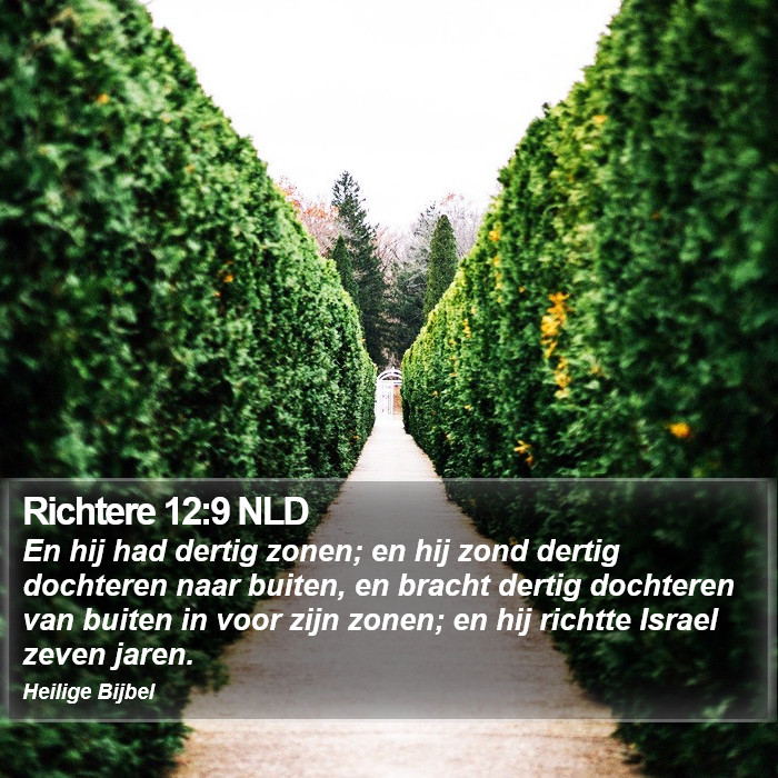 Richtere 12:9 NLD Bible Study
