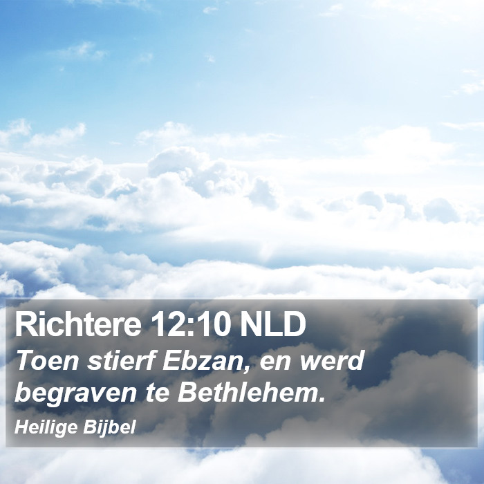 Richtere 12:10 NLD Bible Study