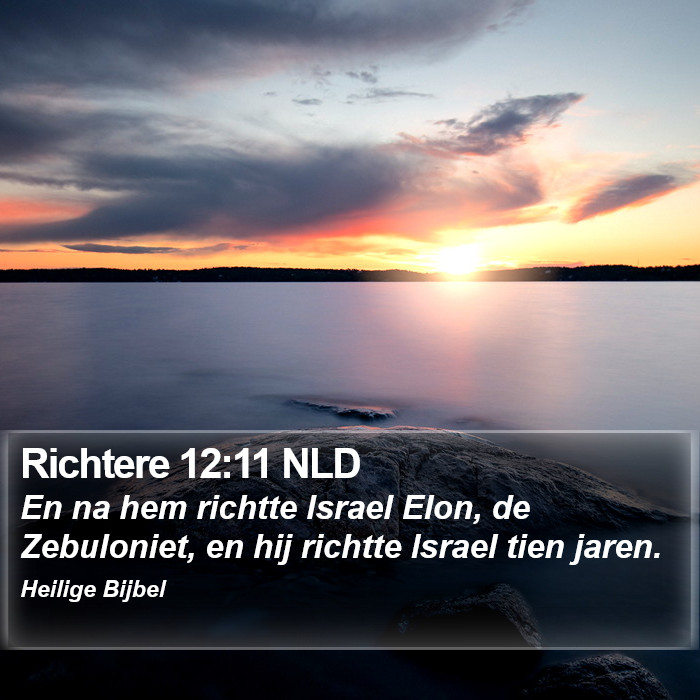 Richtere 12:11 NLD Bible Study