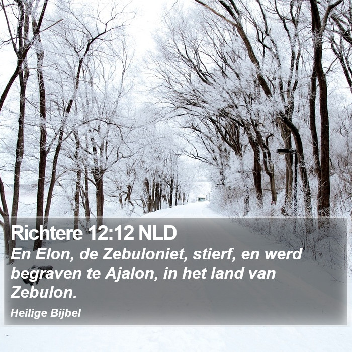 Richtere 12:12 NLD Bible Study