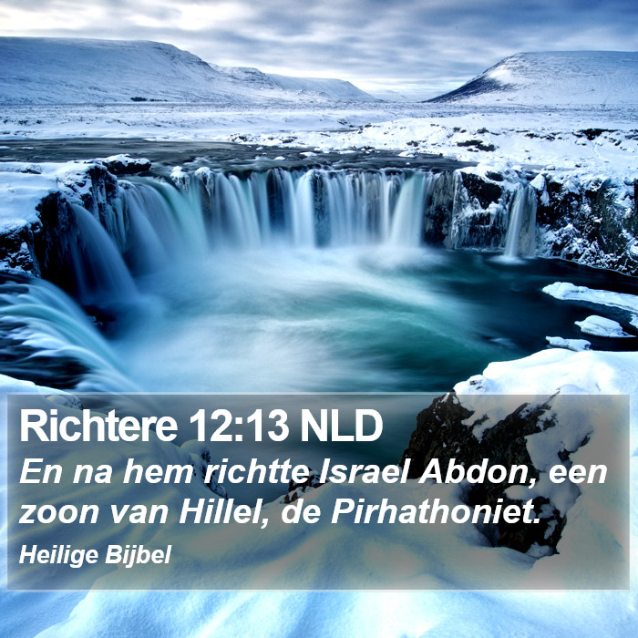 Richtere 12:13 NLD Bible Study
