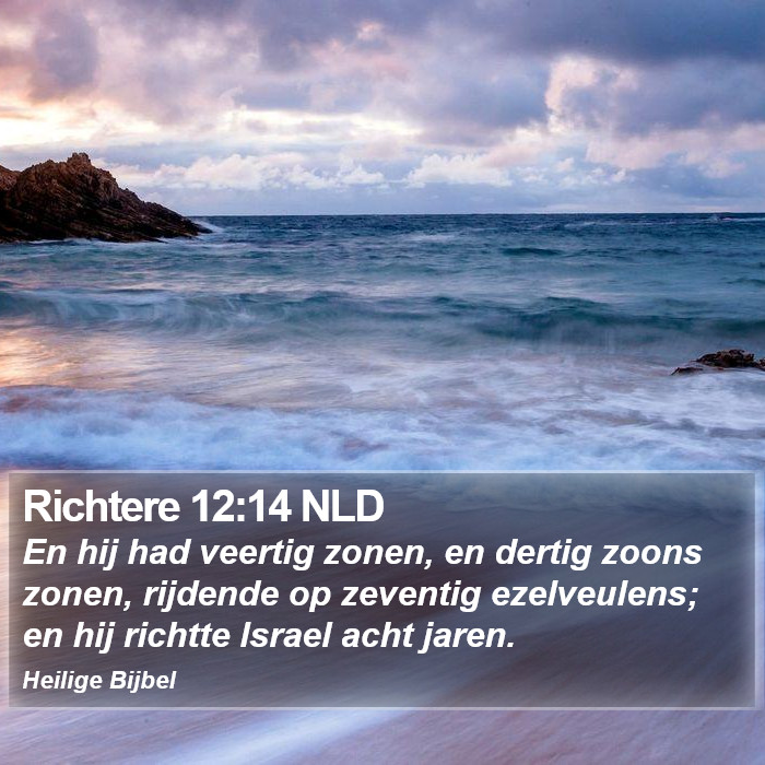 Richtere 12:14 NLD Bible Study