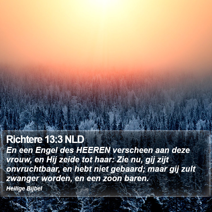Richtere 13:3 NLD Bible Study