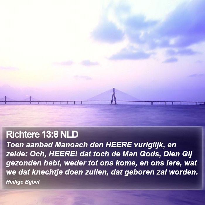 Richtere 13:8 NLD Bible Study