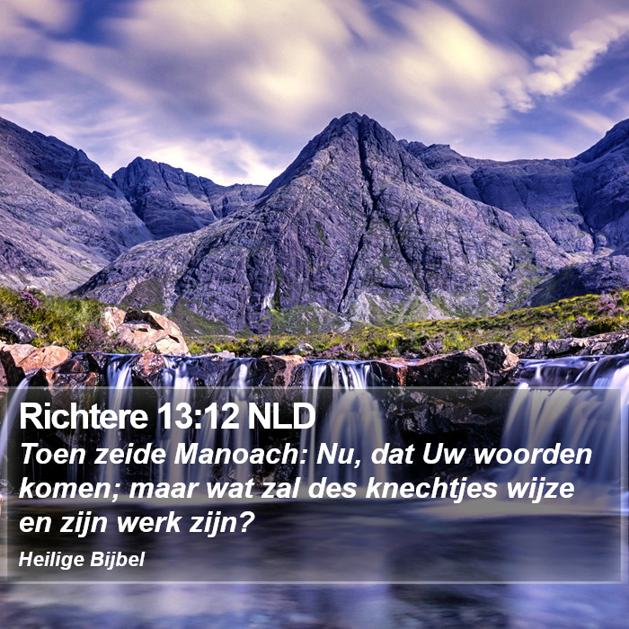 Richtere 13:12 NLD Bible Study