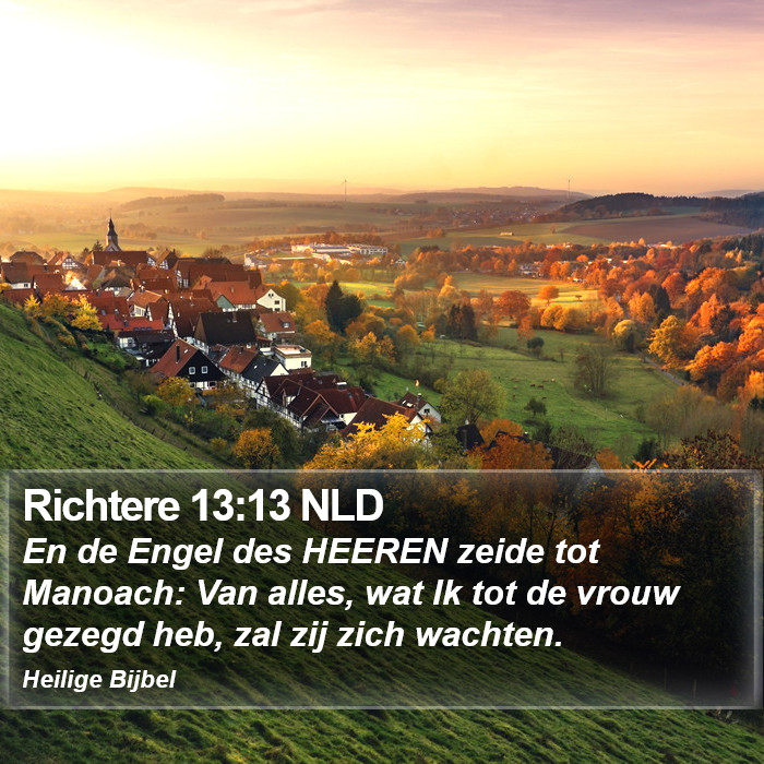Richtere 13:13 NLD Bible Study