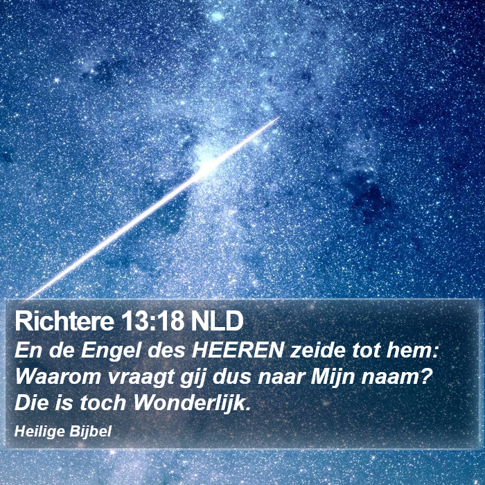 Richtere 13:18 NLD Bible Study