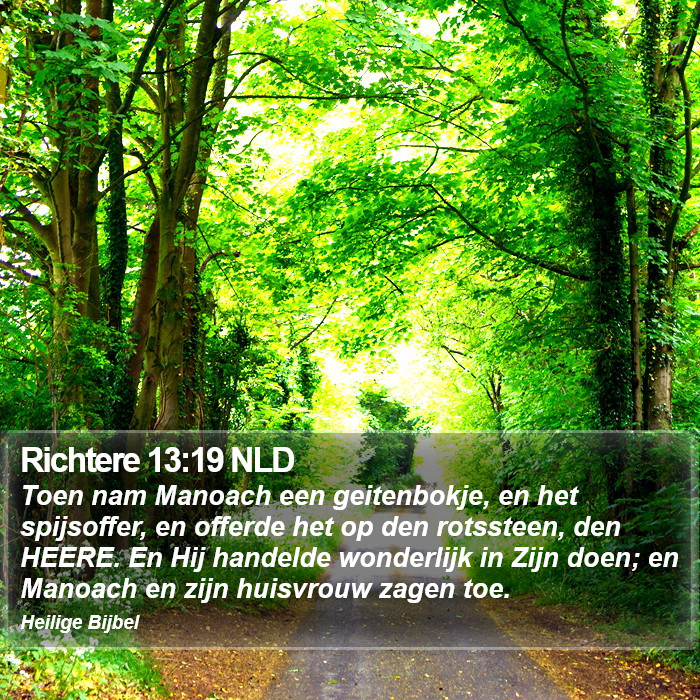 Richtere 13:19 NLD Bible Study