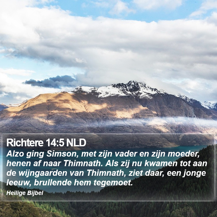 Richtere 14:5 NLD Bible Study