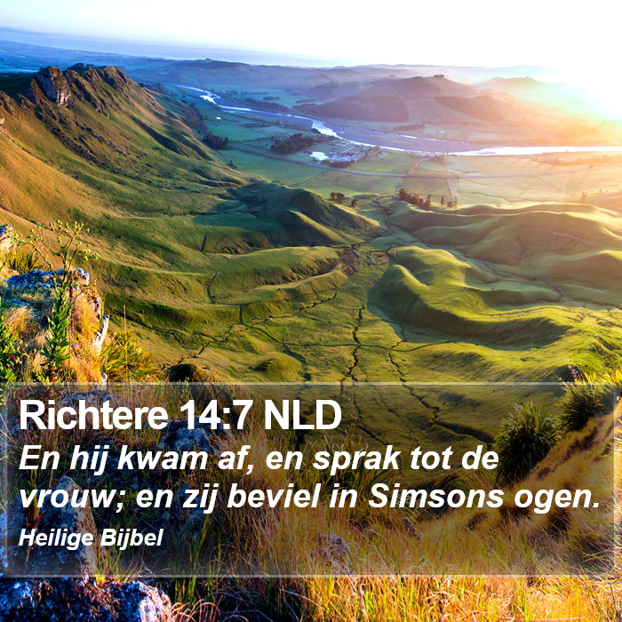 Richtere 14:7 NLD Bible Study
