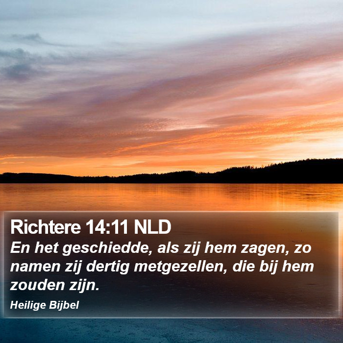Richtere 14:11 NLD Bible Study