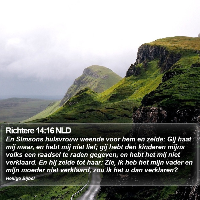 Richtere 14:16 NLD Bible Study