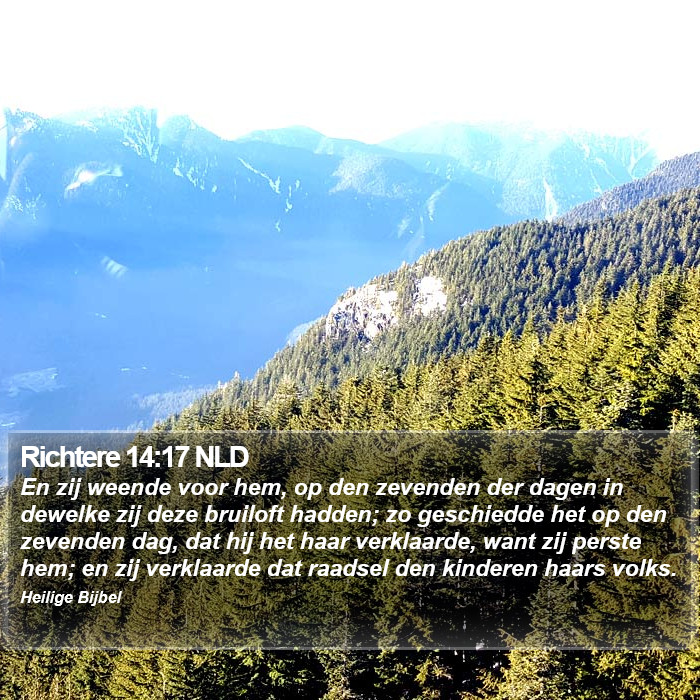 Richtere 14:17 NLD Bible Study
