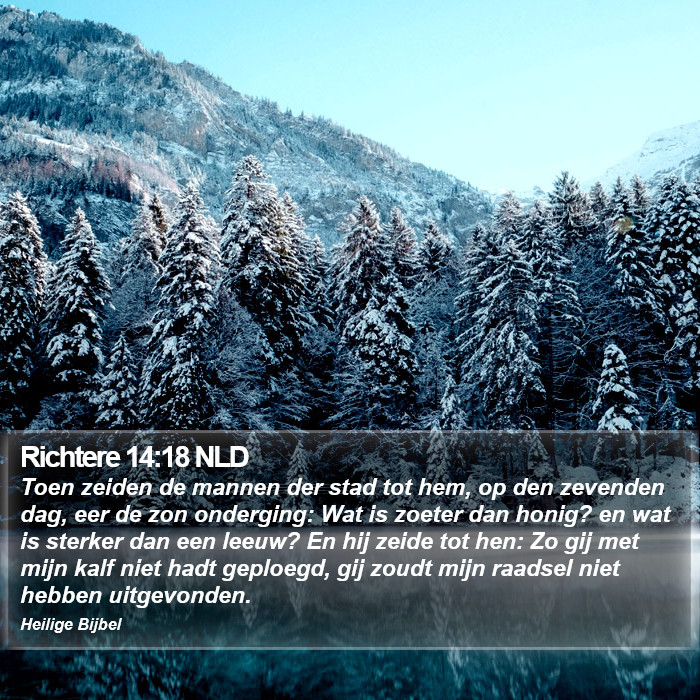 Richtere 14:18 NLD Bible Study