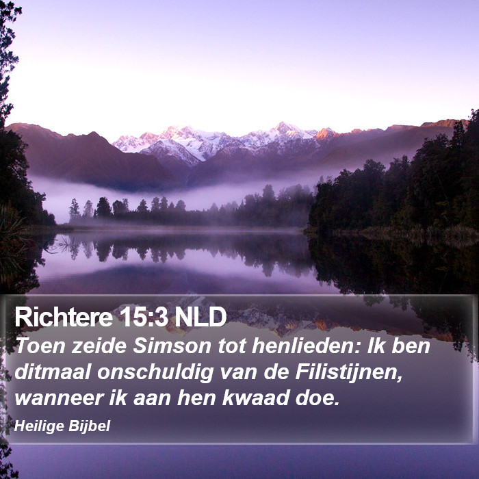 Richtere 15:3 NLD Bible Study