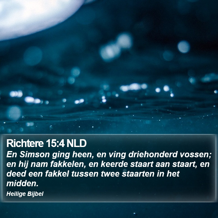 Richtere 15:4 NLD Bible Study