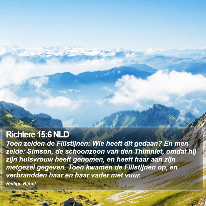 Richtere 15:6 NLD Bible Study