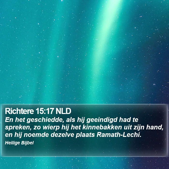 Richtere 15:17 NLD Bible Study