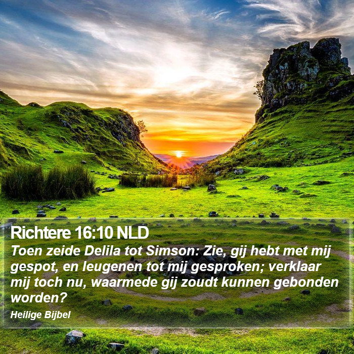 Richtere 16:10 NLD Bible Study