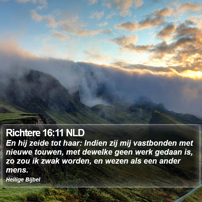 Richtere 16:11 NLD Bible Study