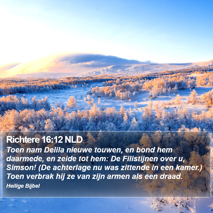 Richtere 16:12 NLD Bible Study