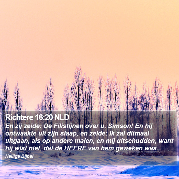 Richtere 16:20 NLD Bible Study