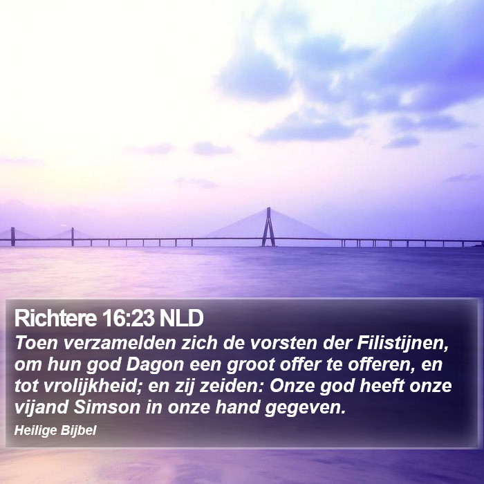 Richtere 16:23 NLD Bible Study