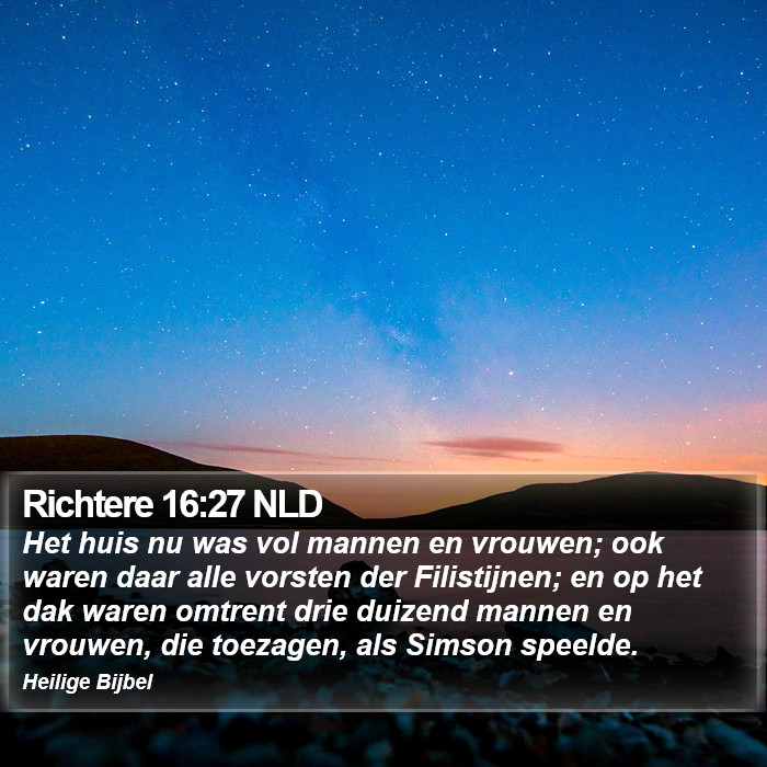 Richtere 16:27 NLD Bible Study