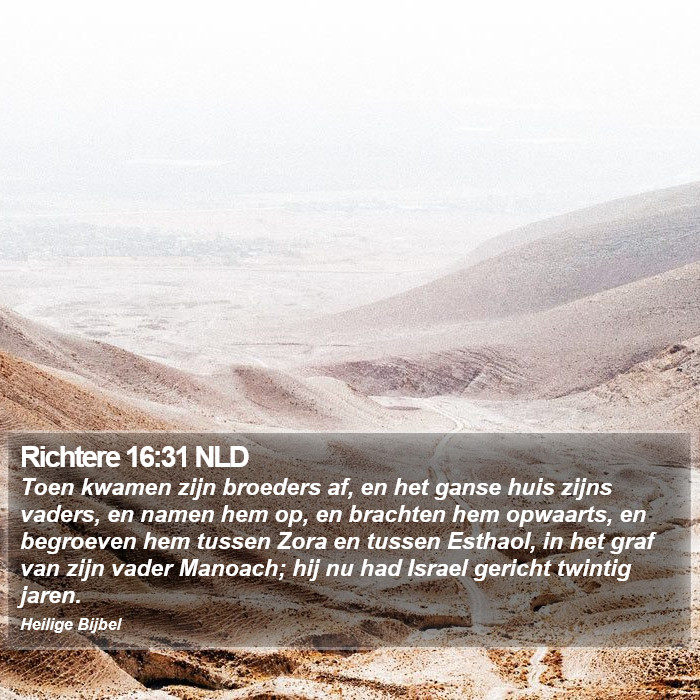 Richtere 16:31 NLD Bible Study