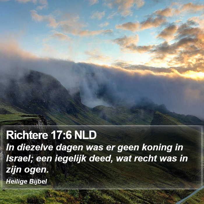 Richtere 17:6 NLD Bible Study