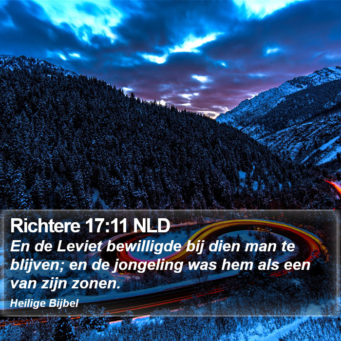 Richtere 17:11 NLD Bible Study