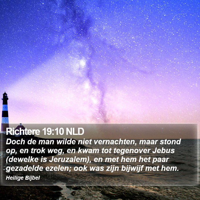 Richtere 19:10 NLD Bible Study